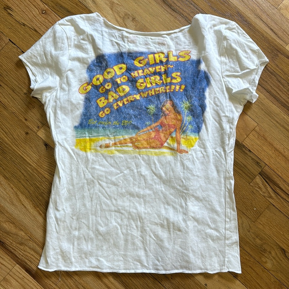 Vtg Pussers Rum BVIs Tourist Tee